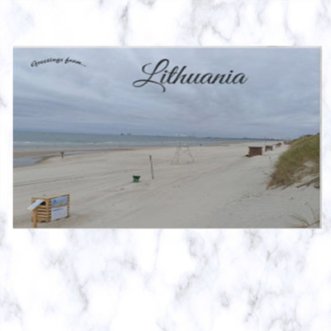 Beach in Lithuania Postcard (Creator Uploaded)