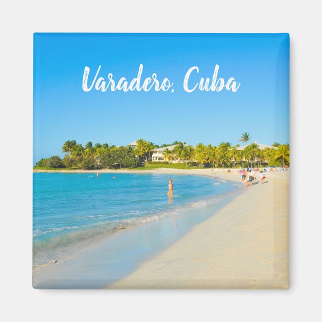 Beach in Vardero, Cuba Magnet (Front)