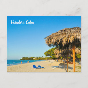 Beach in Vardero, Cuba Postcard