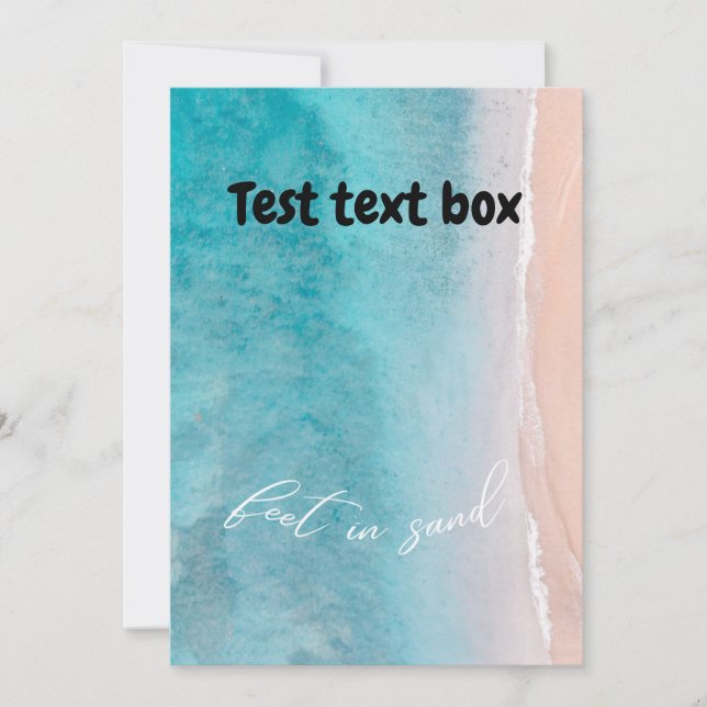 Beach invite text (Front)