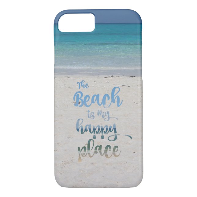 Beach is my Happy Place Case-Mate iPhone Case (Back)
