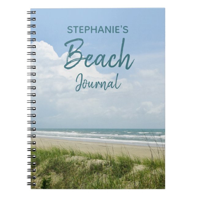Beach Journal Carnet côtier personnalisé (Devant)