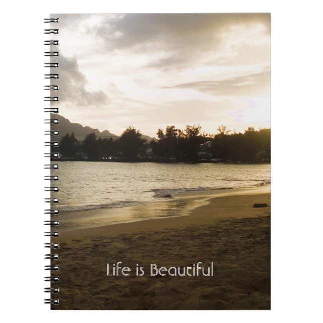 Beach Kauai (my photography) Notebook (Front)