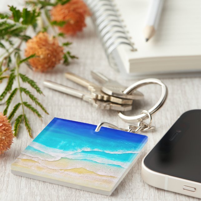 Beach  keychain (Front Right)