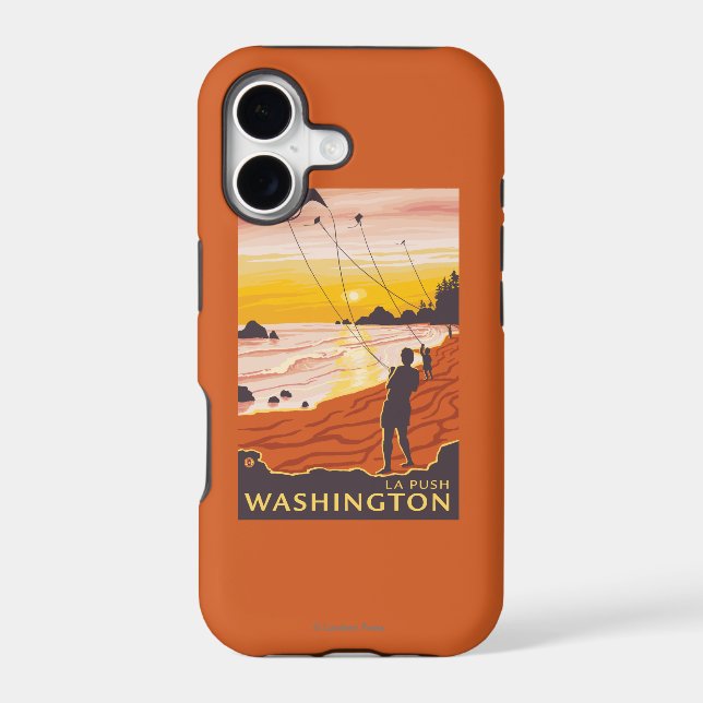 Beach & Kites - La Push, Washington (Back)