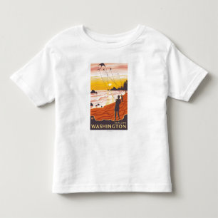 Beach & Kites - Moclips, Washington Toddler T-shirt