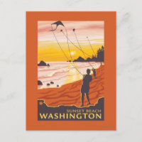 Beach & Kites - Sunset Beach, Washington
