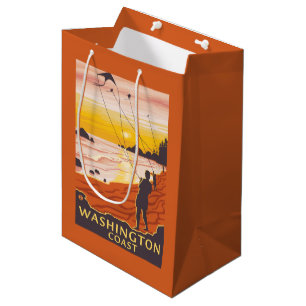 Beach & Kites - Washington Coast Medium Gift Bag