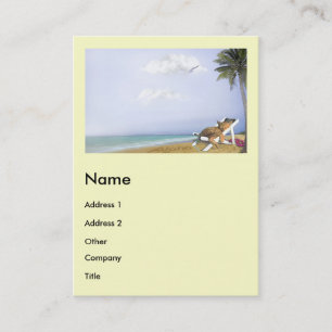 Beach Kitty Business Card