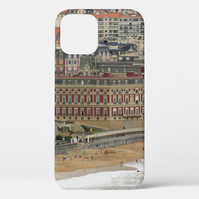 Beach landscape France: The ancient seaside resort Case-Mate iPhone Case (Back)