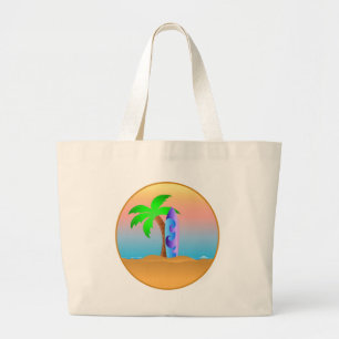 Beach Large Tote Bag