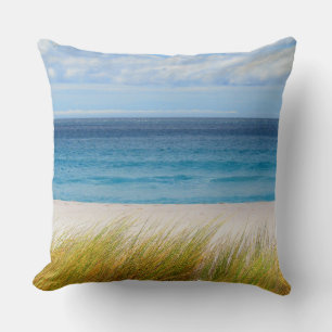 beach layers throw pillow