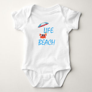 BEACH LIFE BABY BODYSUIT