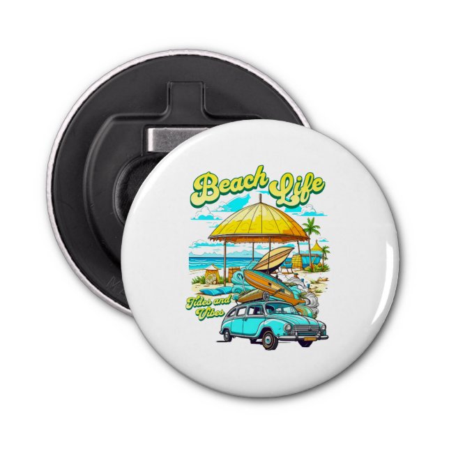 Beach Life Bottle Opener (Front)