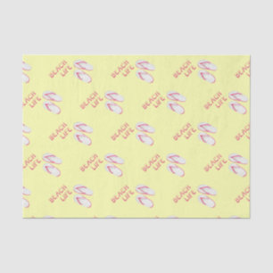 Beach Life Flip Flops Tissue Paper