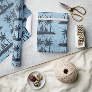 Beach Life Geometric Wrapping Paper