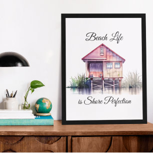 Beach Life is Shore Perfection Canvas Print