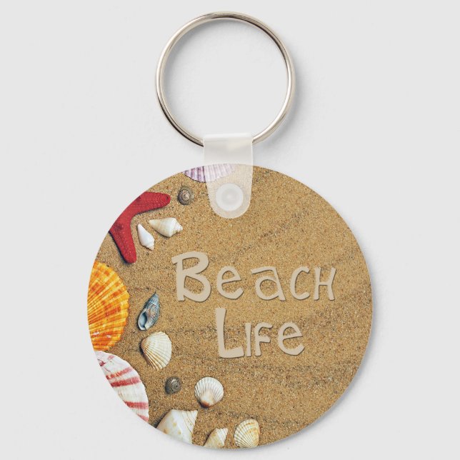 Beach Life Keychain (Front)