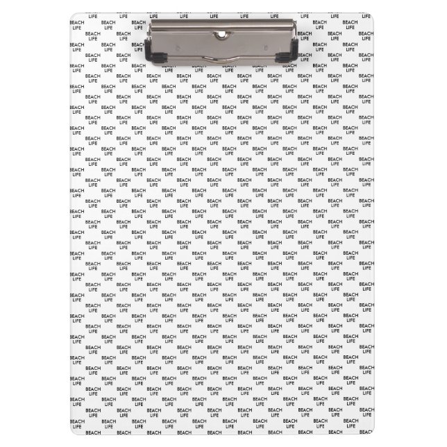 Beach Life Lifeguard Gift Clipboard (Front)