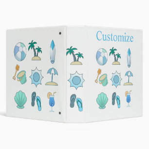 Beach Life Things Thunder_Cove Binder