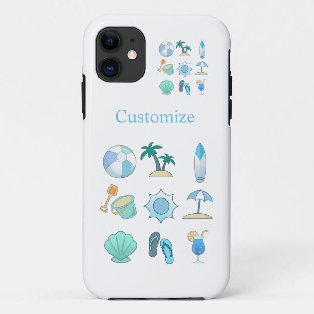 Beach Life Things Thunder_Cove  Case-Mate iPhone Case (Back)