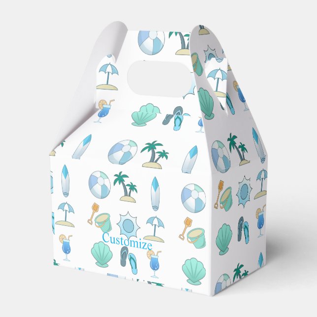 Beach Life Things Thunder_Cove Favor Box (Front Side)