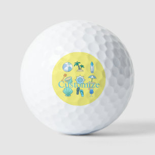 Beach Life Things Thunder_Cove Golf Balls