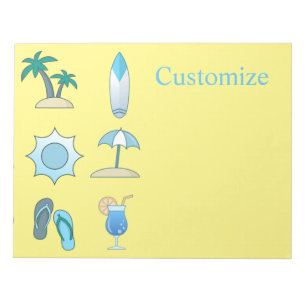 Beach Life Things Thunder_Cove Notepad