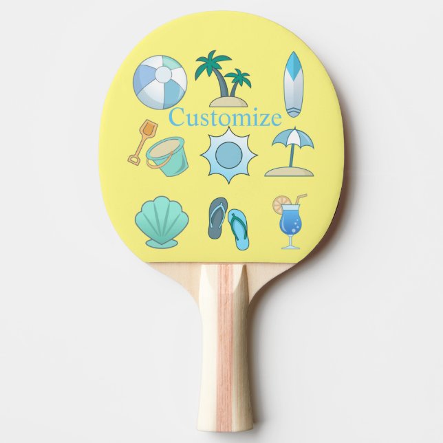 Beach Life Things Thunder_Cove  Ping Pong Paddle (Front)
