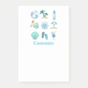 Beach Life Things Thunder_Cove Post-it Notes