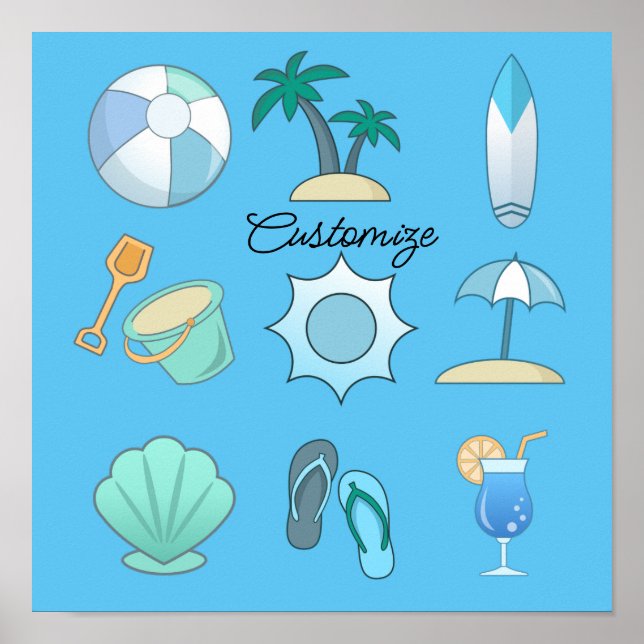 Beach Life Things Thunder_Cove  Poster (Front)