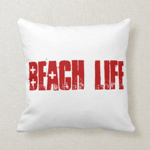 Beach Life Throw Pillow