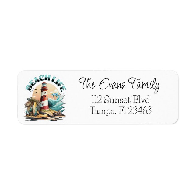 Beach Life | Tropical Lighthouse (Front)