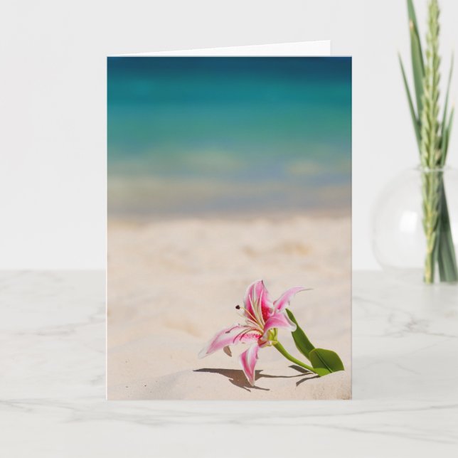 Beach Lily Card (Front)