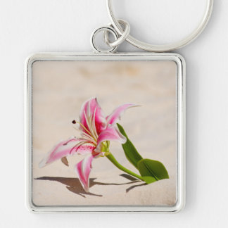Beach Lily Keychain