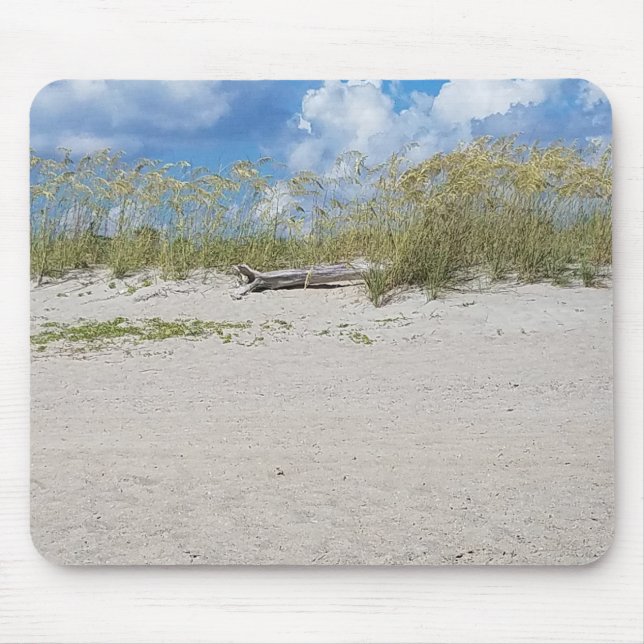beach log mousepad (Front)
