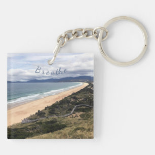 Beach lookout keychain