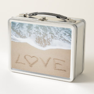 Beach Love II Metal Lunch Box