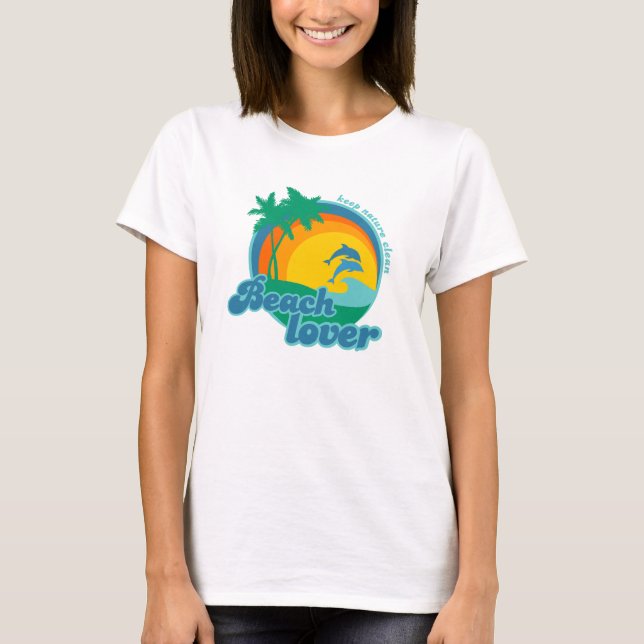 Beach Lover Retro shirts (Front)
