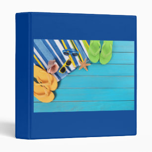 **BEACH LOVER'S** 3 RING BINDER