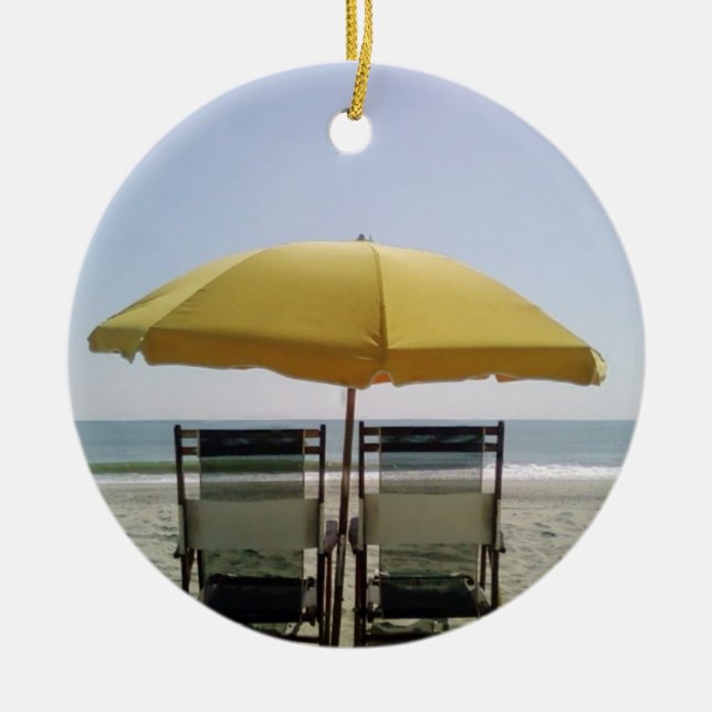 **BEACH LOVER'S** CERAMIC ORNAMENT (Front)