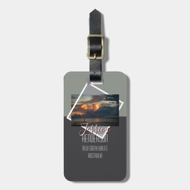 Beach LT04-0426 Luggage Tag (Front Vertical)
