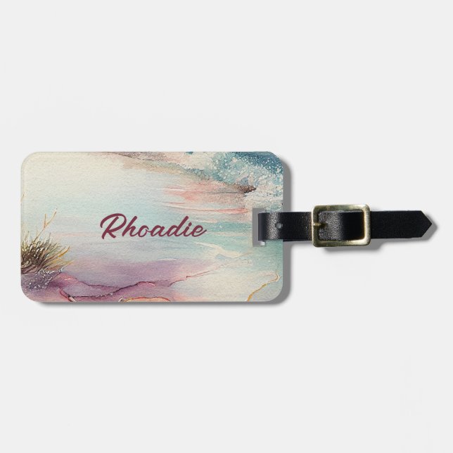 Beach Luggage Tag (Front Horizontal)