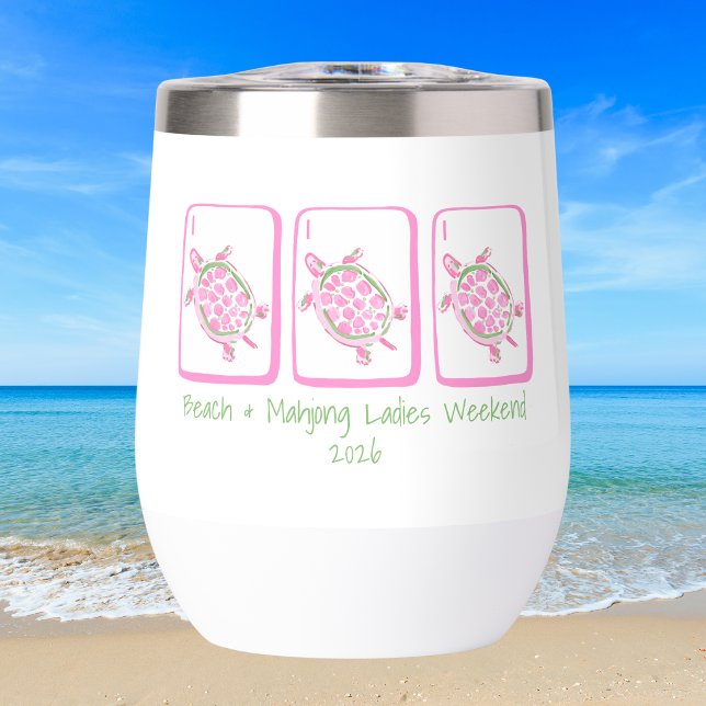 Beach & Mahjong Weekend Personalized Sea Turtle (Creator Uploaded)