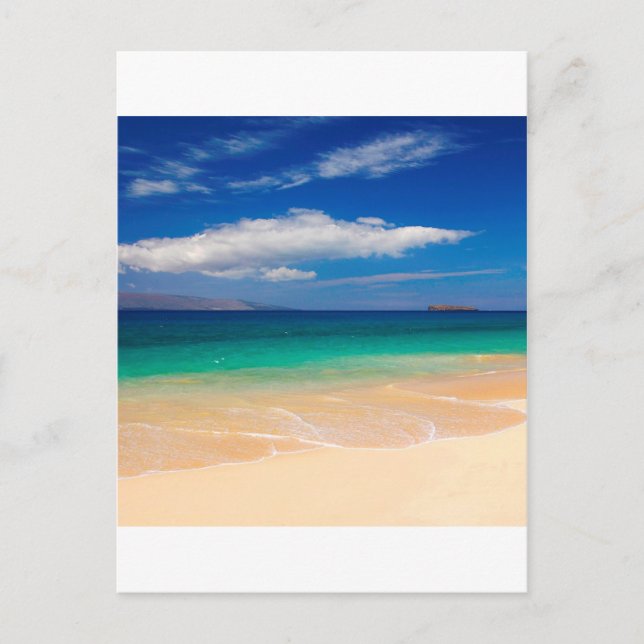 Beach Makena Maui Hawaii Postcard (Front)