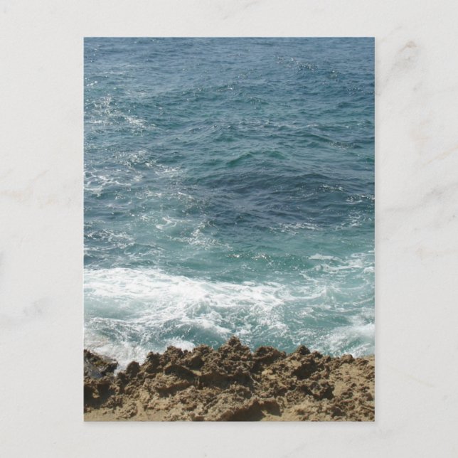 Beach Meets Ocean Postcard (Front)