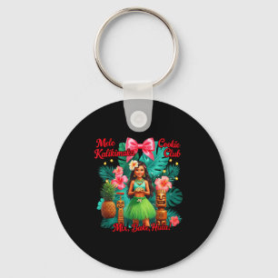 Beach Mele Kalikimaka Hawaiian Tail Party Santa Tu Keychain