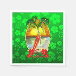 Beach Mele Kalikimaka Napkin