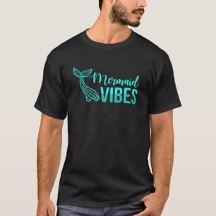 Beach  Mermaid Vibes Costume  Tie Dye Summer Squad T-Shirt