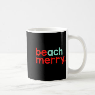 Beach Merry Christmas  Coffee Mug